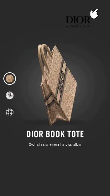 Preview for a Spotlight video that uses the Dior Book Tote Lens