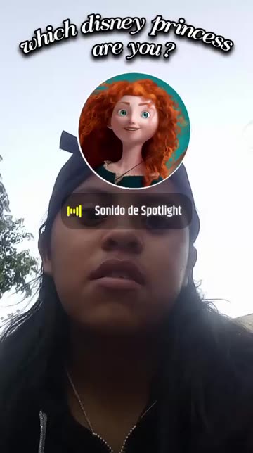 Preview for a Spotlight video that uses the Disney princess Lens