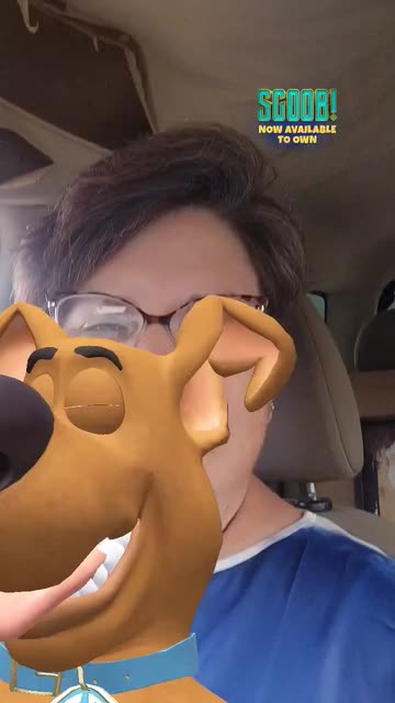 Preview for a Spotlight video that uses the Scoob Selfie Lens