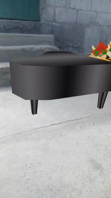 Preview for a Spotlight video that uses the Peaches Bowser Lens