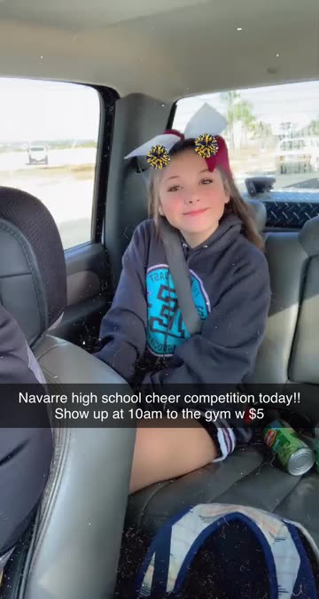 Preview for a Spotlight video that uses the Cheerleaders Lens