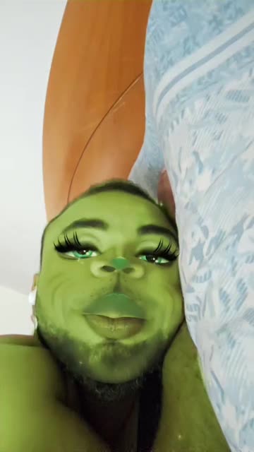Preview for a Spotlight video that uses the LiL Yass Grinch Lens