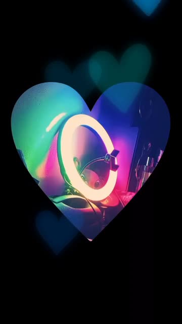 Preview for a Spotlight video that uses the Fisheye heart Lens
