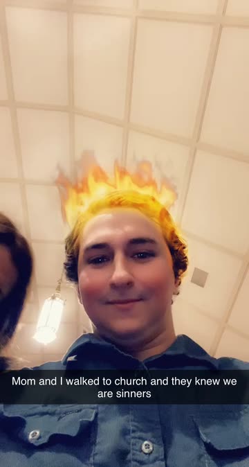 Preview for a Spotlight video that uses the Hair on Fire Lens
