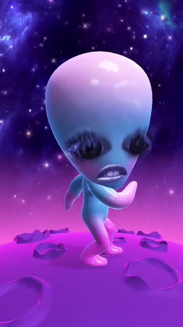 Preview for a Spotlight video that uses the Dance, Alien, Dance! Lens