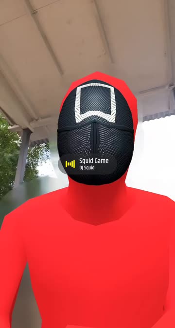 Preview for a Spotlight video that uses the Squid Game Guard Lens