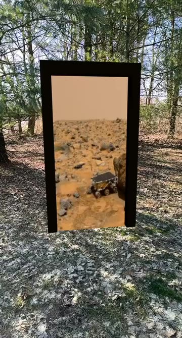Preview for a Spotlight video that uses the Portal to Mars Lens