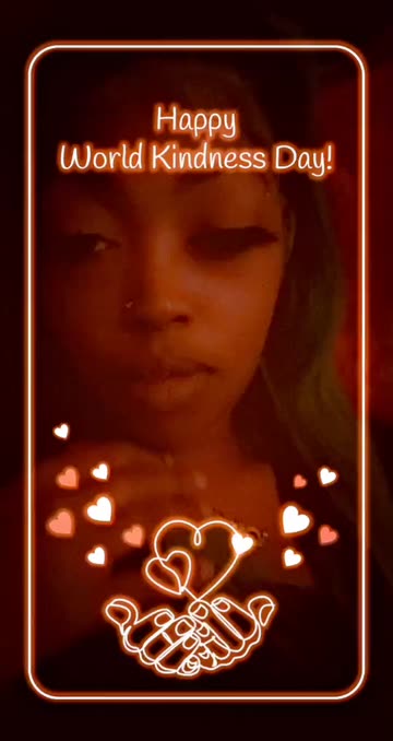 Preview for a Spotlight video that uses the Celebrating Kindness Day Lens