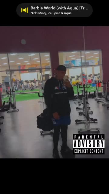 Preview for a Spotlight video that uses the parental advisory Lens