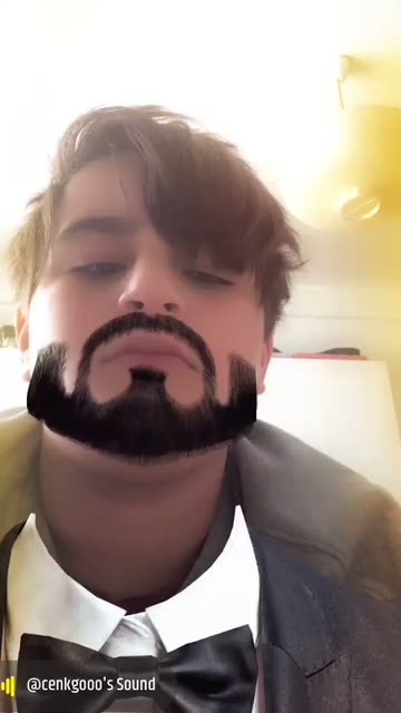 Preview for a Spotlight video that uses the Tuxedo with Beard Lens