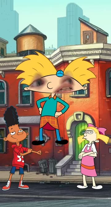 Preview for a Spotlight video that uses the Hey Arnold Lens
