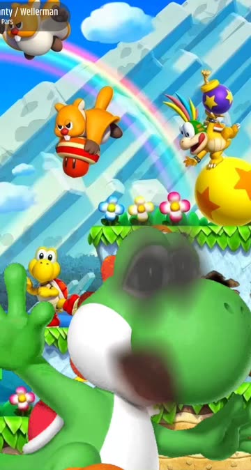 Preview for a Spotlight video that uses the Yoshi Face Lens