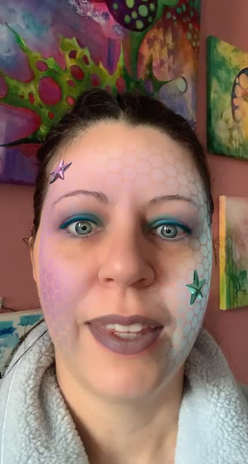 Preview for a Spotlight video that uses the Mermaid Makeup x J Lens