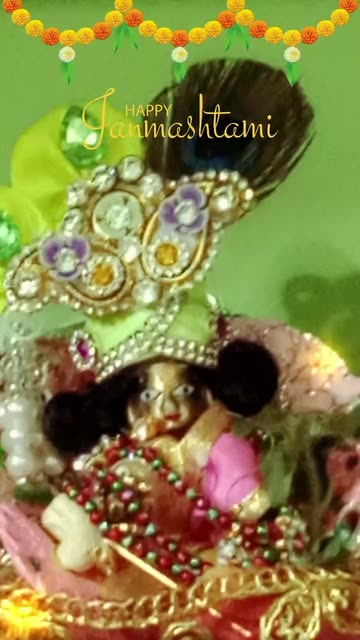 Preview for a Spotlight video that uses the Janmashtami Lens