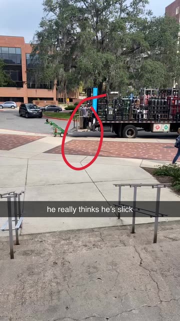 Spotlight content by a Snapchat user
