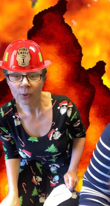 Preview for a Spotlight video that uses the Fire Fighter Lens
