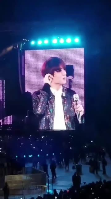 Preview for a Spotlight video that uses the BTS CONCERT Lens