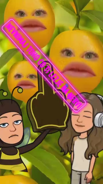 Preview for a Spotlight video that uses the Lemon Faces Lens