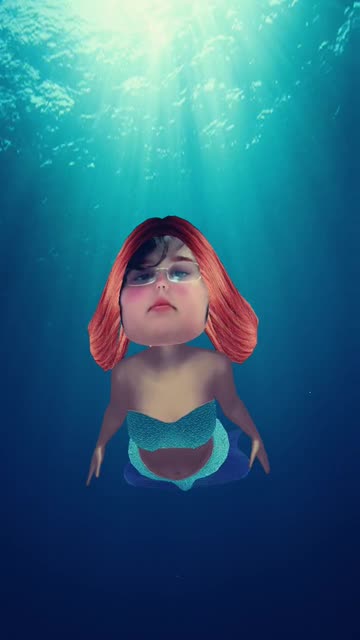 Preview for a Spotlight video that uses the Mermaid Lens