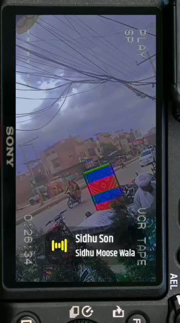 Preview for a Spotlight video that uses the DSLR VHS Lens