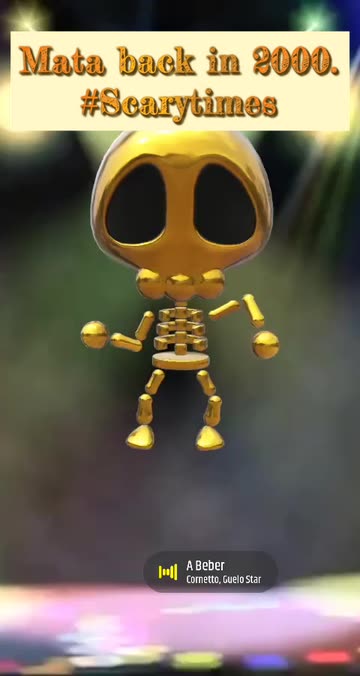 Preview for a Spotlight video that uses the Skeleton Boogie Lens