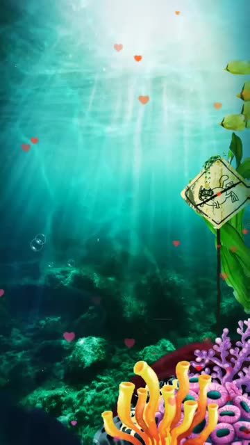Preview for a Spotlight video that uses the Under the sea Lens
