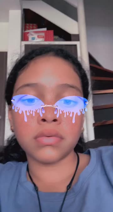 Preview for a Spotlight video that uses the blue drip glasses Lens