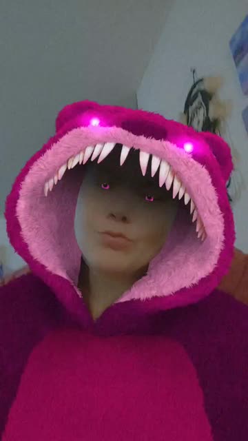 Preview for a Spotlight video that uses the Spooky Kigurumi Lens