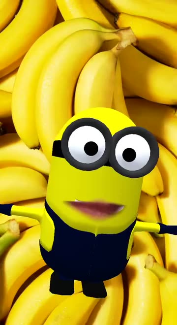 Preview for a Spotlight video that uses the Minion Head Lens