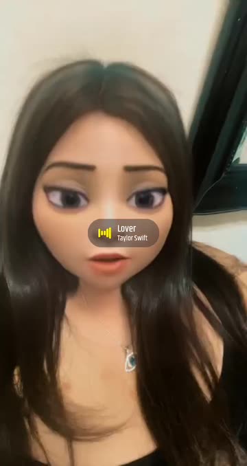 Preview for a Spotlight video that uses the 3D Cartoon V2 Lens
