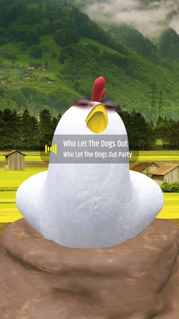 Preview for a Spotlight video that uses the Friendly Chicken Lens