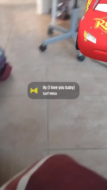 Preview for a Spotlight video that uses the Lightning McQueen Lens