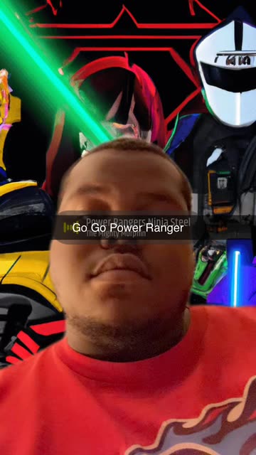 Preview for a Spotlight video that uses the Power rangers Lens