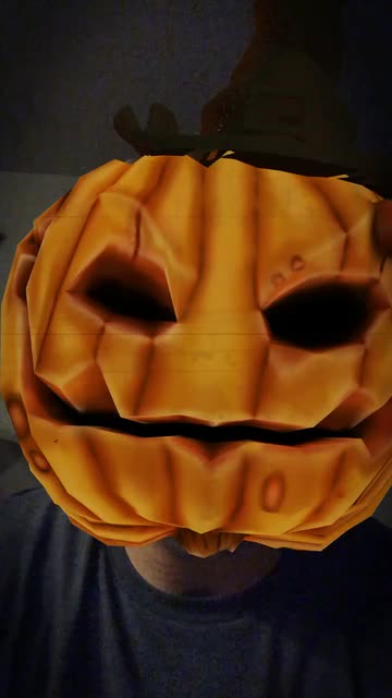 Preview for a Spotlight video that uses the Jack O Lantern Lens