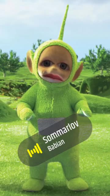Preview for a Spotlight video that uses the Teletubbies Lens