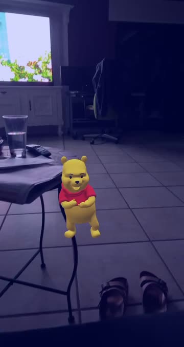 Preview for a Spotlight video that uses the Winnie Pooh Lens