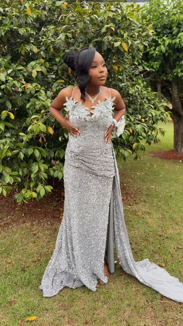 sage green dress woman Long Prom Gown: Andrea and Leo A1259 Sage / 2 After Party Dresses Kid Size:4T while the side slit Fall Engagement Photo Ideas