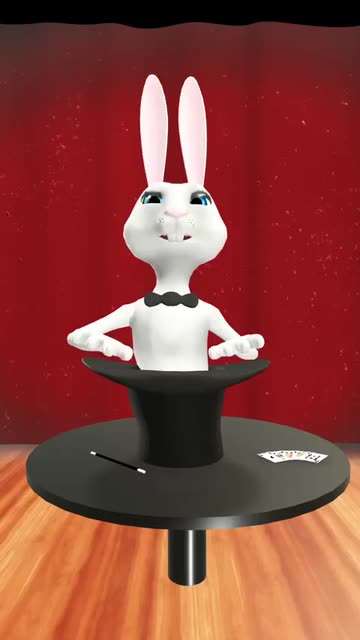 Preview for a Spotlight video that uses the Rabbit in Hat Lens