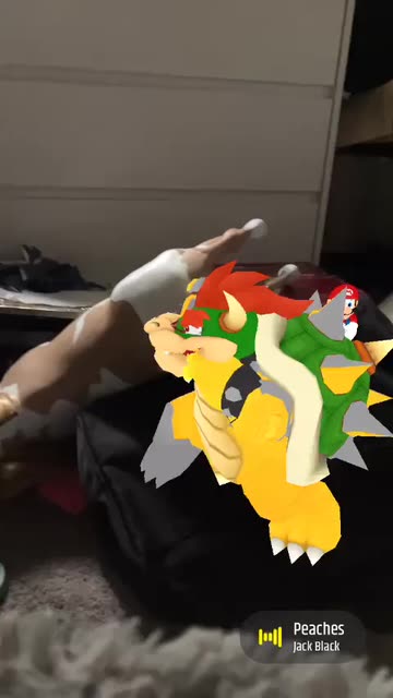 Preview for a Spotlight video that uses the Bowser dancin Lens