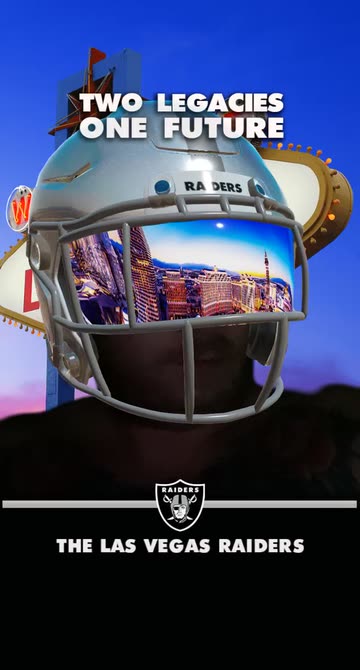 Preview for a Spotlight video that uses the Raiders Helmet Lens