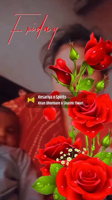 Preview for a Spotlight video that uses the Day Red Flowers Lens