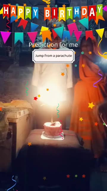 Preview for a Spotlight video that uses the Happy Birthday! Lens