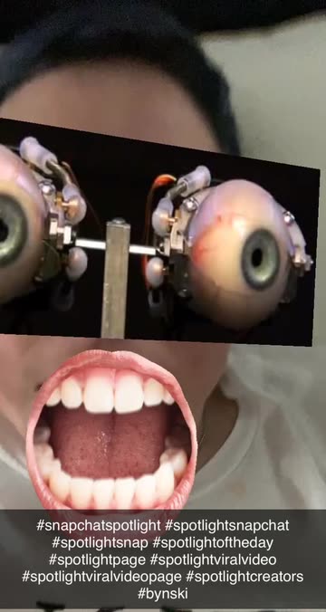 Preview for a Spotlight video that uses the Googly Eyes Lens