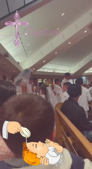 Preview for a Spotlight video that uses the Baptism Lens