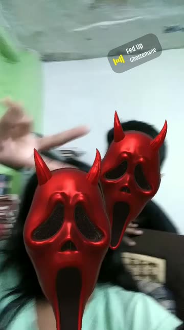 Preview for a Spotlight video that uses the Ghostface EVIL Lens