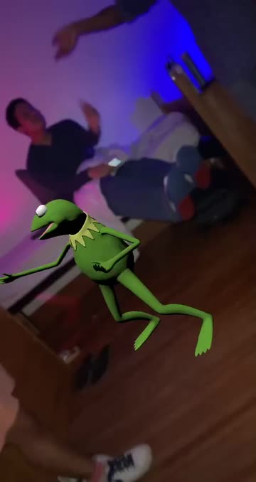 Preview for a Spotlight video that uses the Dancing Kermit Lens