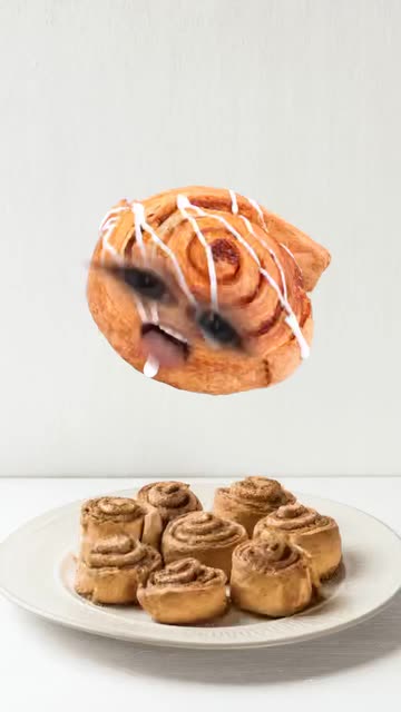 Preview for a Spotlight video that uses the Cinnamon Rolls Lens