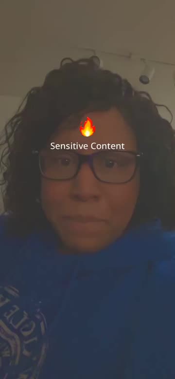 Preview for a Spotlight video that uses the Sensitive Content 🔥 Lens
