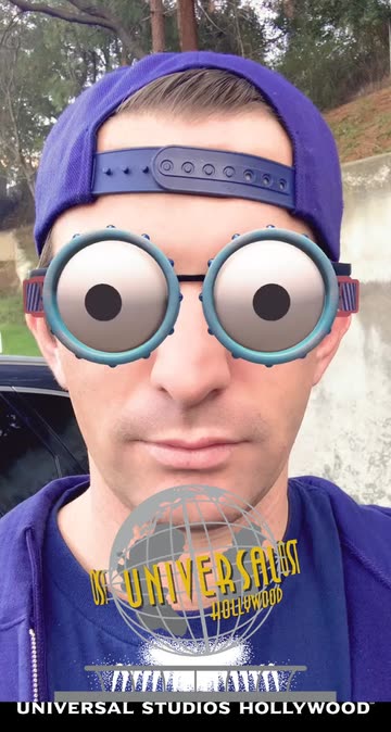 Preview for a Spotlight video that uses the Minions Glasses Lens