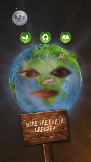 Preview for a Spotlight video that uses the Earth Day Lens